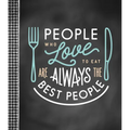 Small Recipe Binder - People Who Love to Eat Are Always the Best People - Hardcover