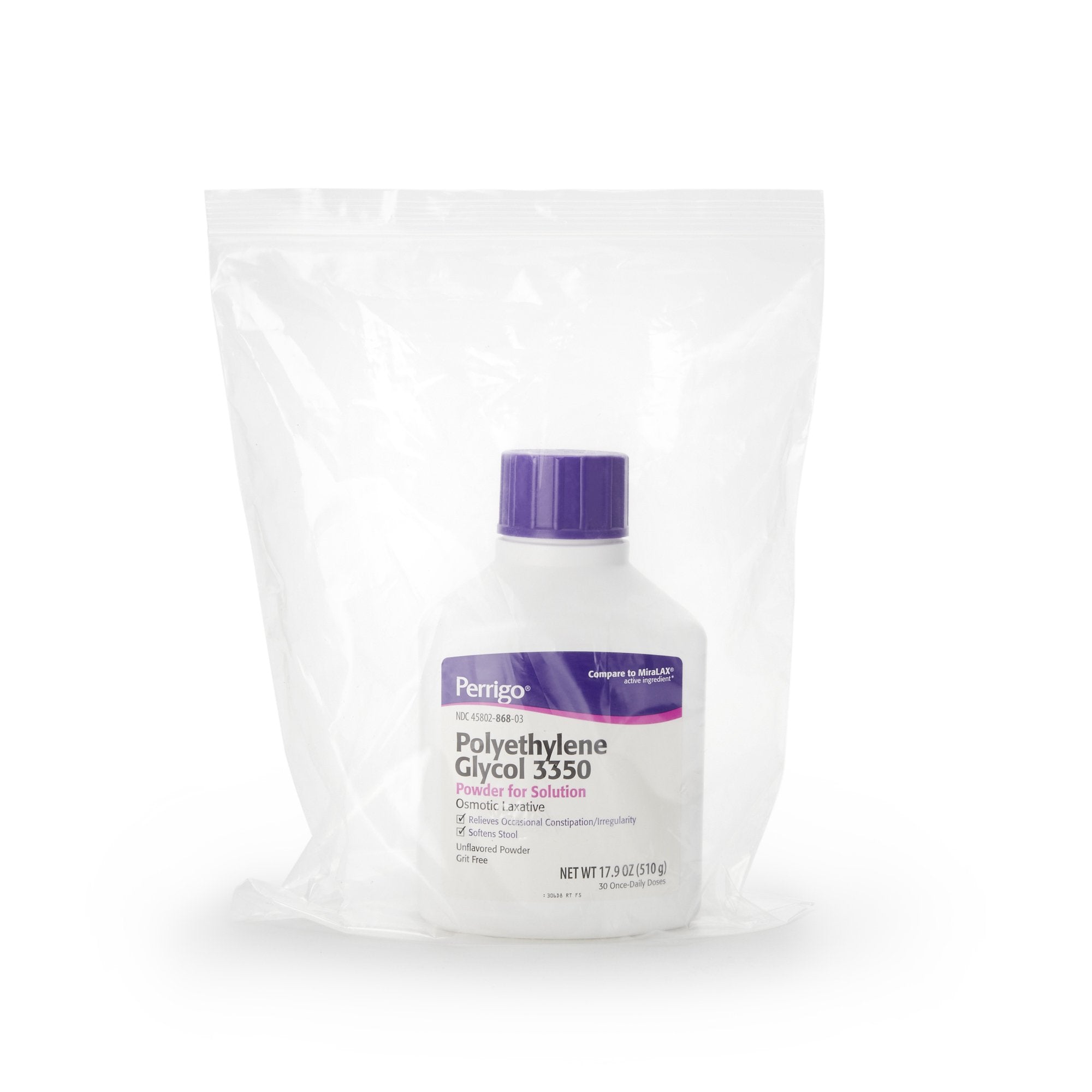 Perrigo Polyethylene Glycol Cathartic / Laxative 45802086803