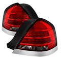 SPYDER Xtune Crown Victoria 98-11 LED Tail Lights Red Clear ALT-JH-CVIC98-LED-RC 9027611
