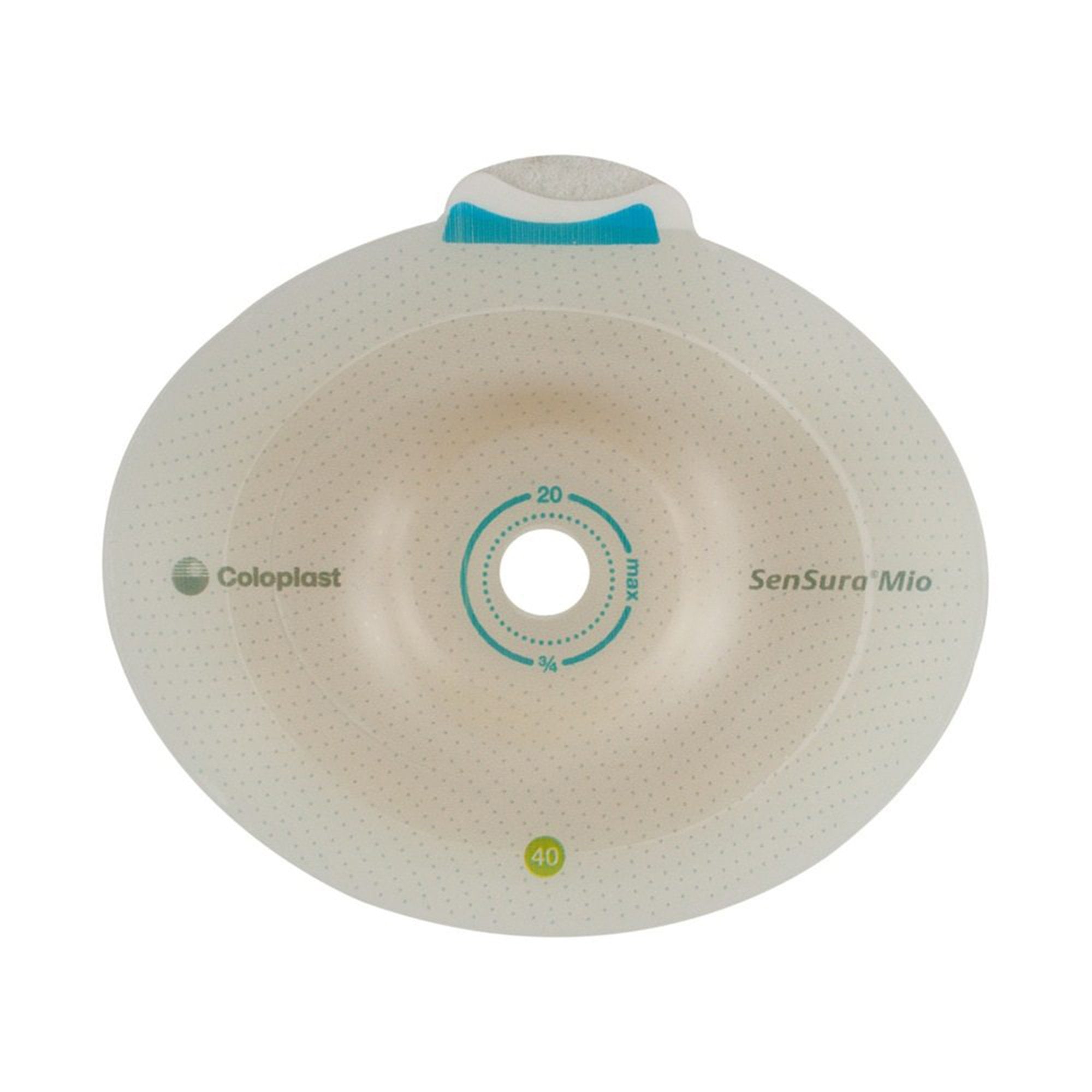 SenSura® Mio Convex Light Click Ostomy Barrier, 25 mm Stoma Opening, Red Match 16914