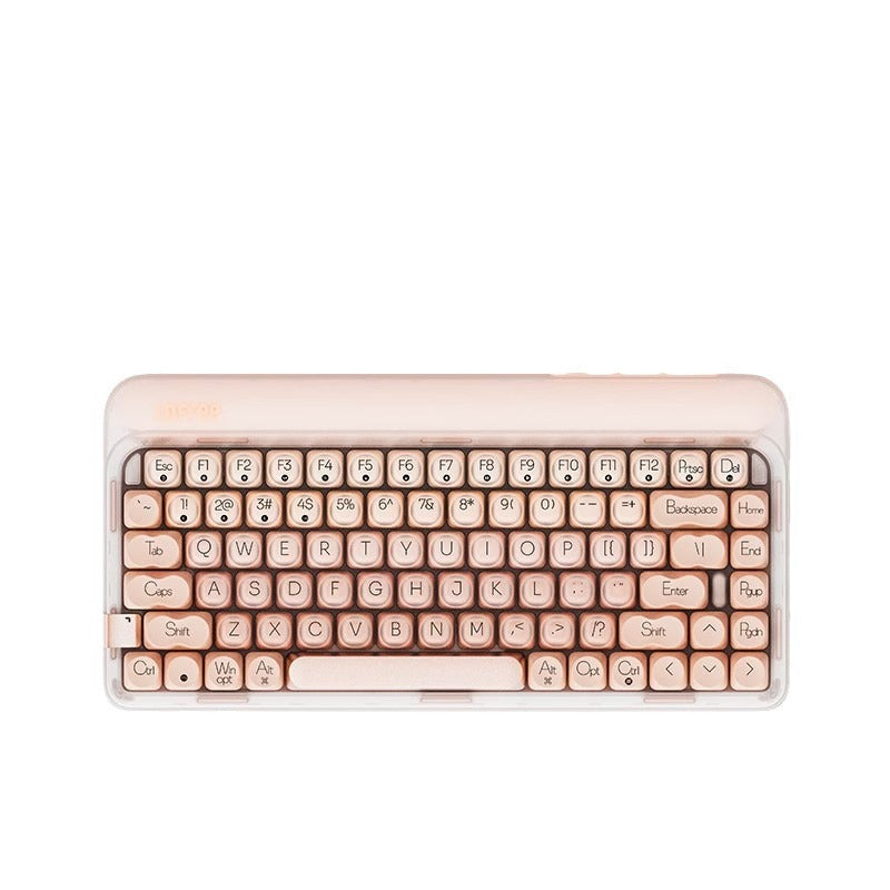 Liquid Foundation Keyboard Wireless Mechanical Bluetooth Three-mode Hot Plug Office 84 Keys