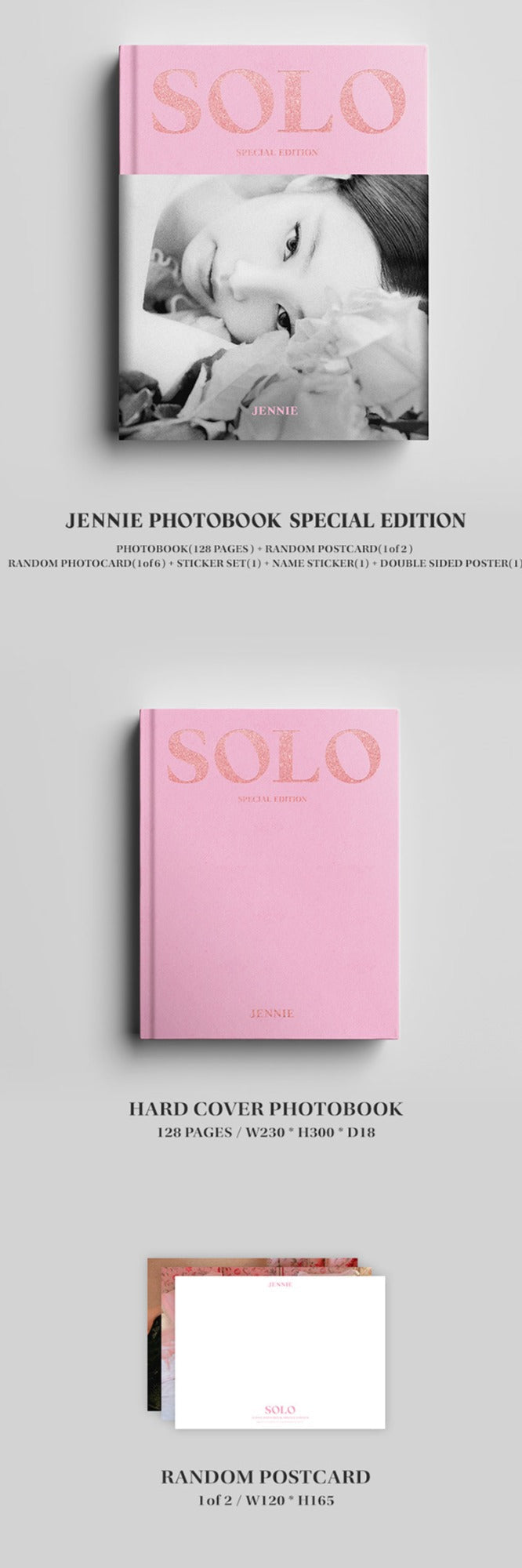 Official BLACKPINK Jennie [Solo] Photobook (Special Edition)