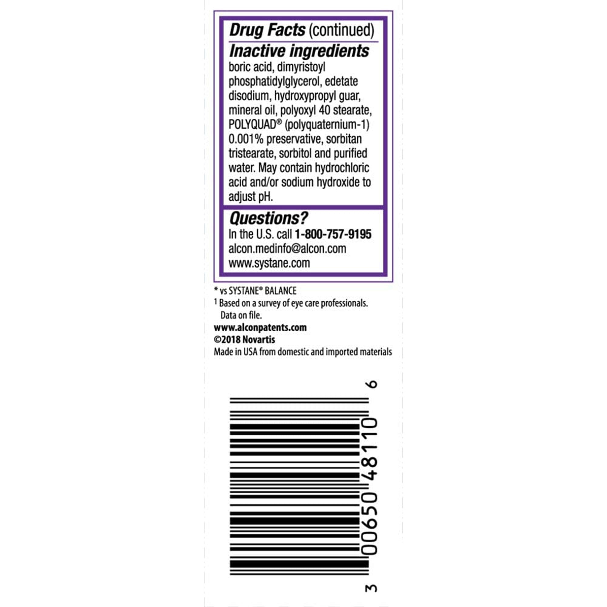 Systane® Complete Eye Lubricant, 10-mL Bottle 30065048110