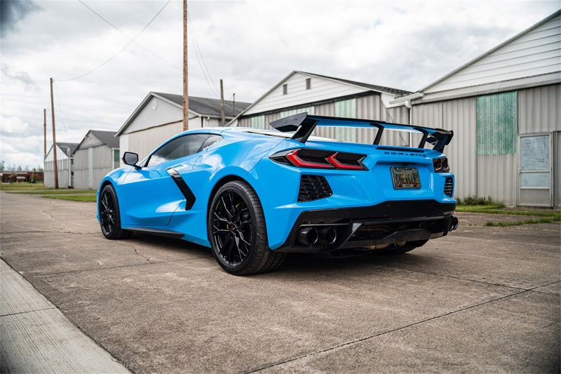 CORSA Performance Corsa 20-23 Chevrolet Corvette C8 RWD 3in Valved Cat-Back w/AFM w/4.5in Carbon Fiber Black PVD Tips 21103CFBLK