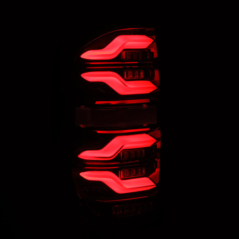 AlphaRex 14-21 Toyota Tundra LUXX LED Taillights Blk w/Activ Light/Seq Signal 672040 *Discontinued