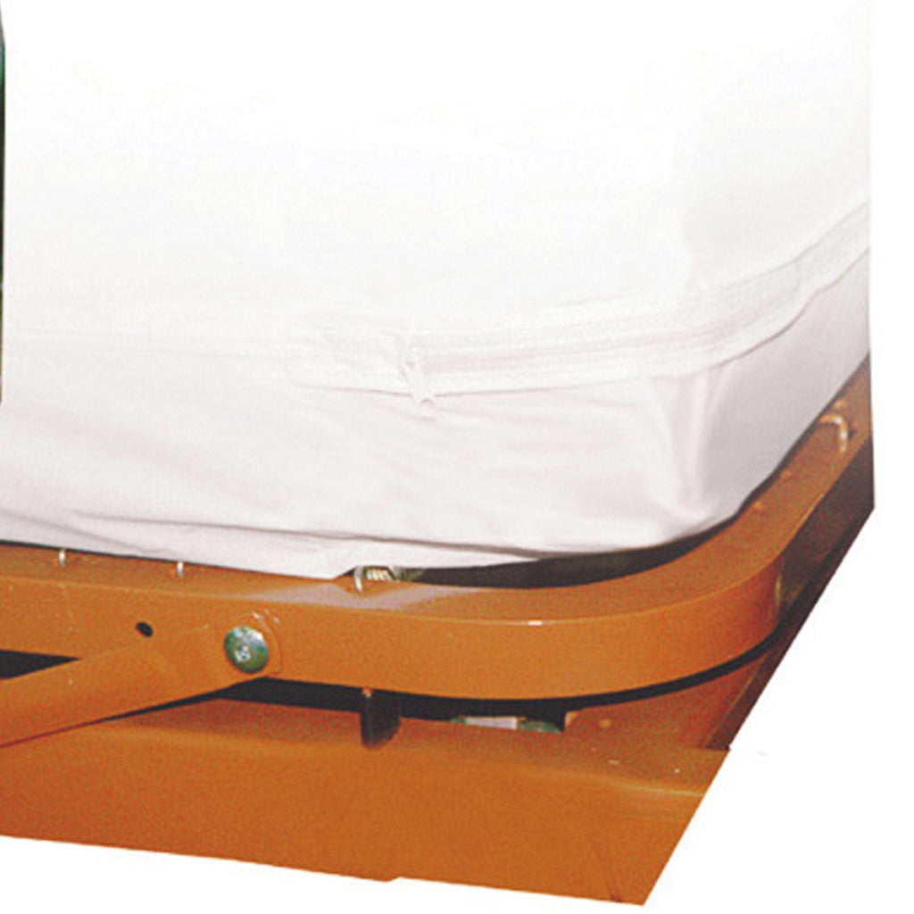 drive™ Zippered Vinyl Twin Mattress Cover, 36 x 80 x 6 in., White 15011