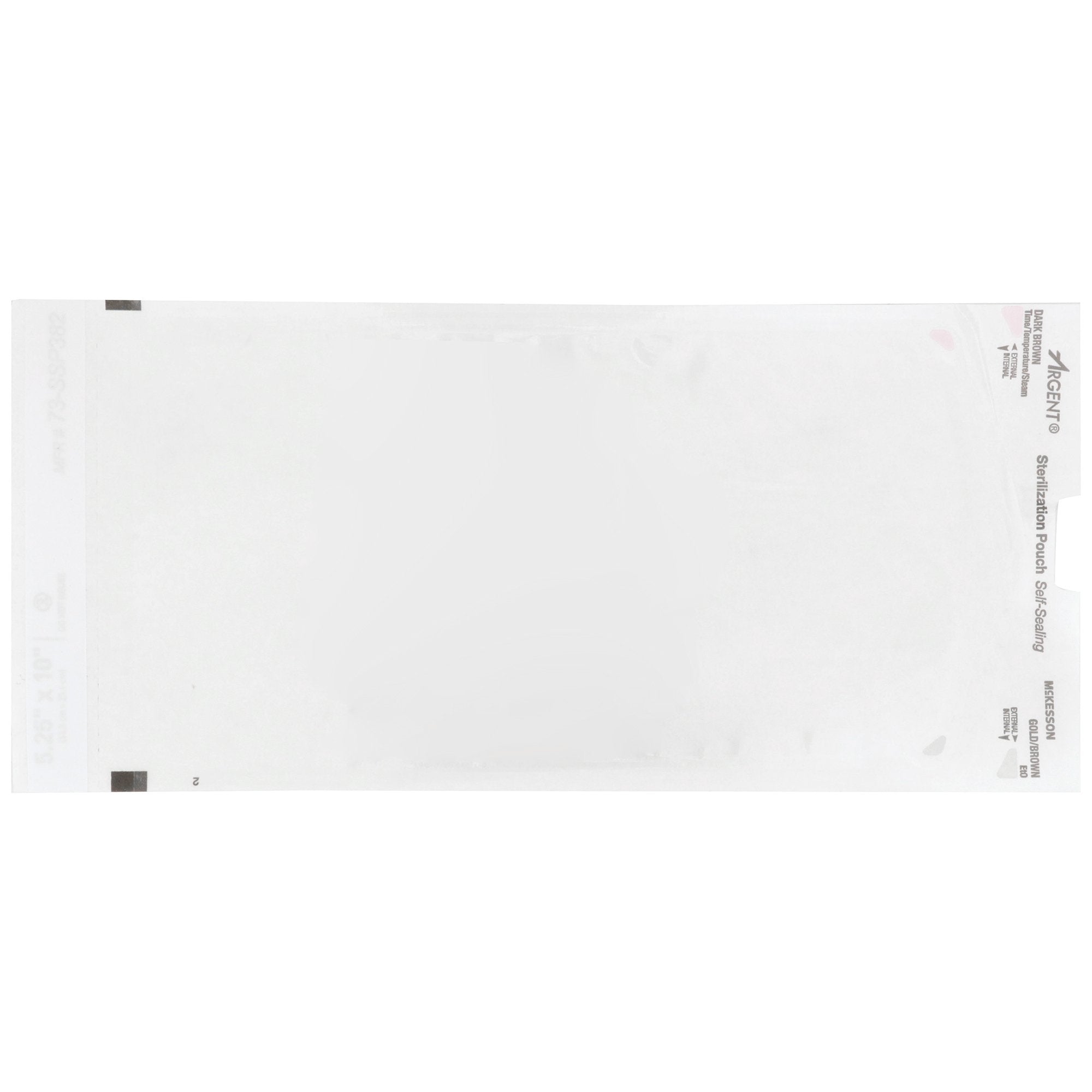 McKesson Argent® Sure-Check® Sterilization Pouch, 5-1/4 x 10 Inch 73-SSP382