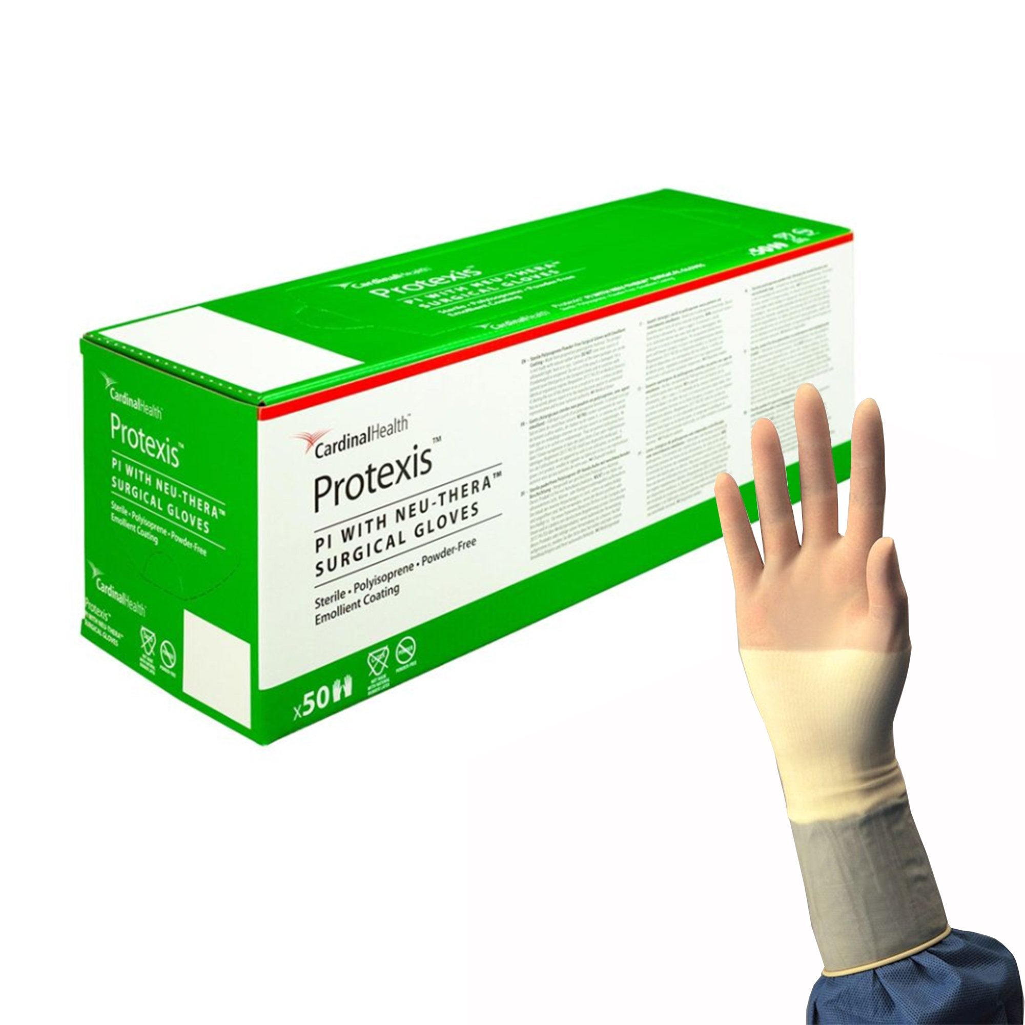 Protexis™ PI with Neu-Thera® Polyisoprene Surgical Glove, Size 6.5, Ivory 2D73TE65