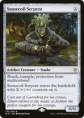 Stonecoil Serpent (PPELD-235P) - Throne of Eldraine Promos Foil