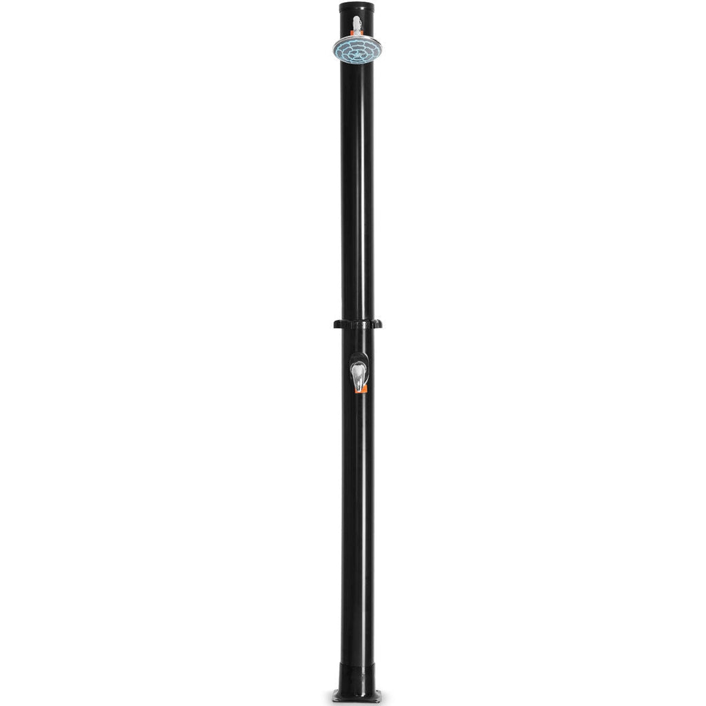 7.2 FT Solar Heated Hot/Cold Shower Spa w/ Base-5.5 Gallon