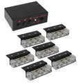 SPYDER Xtune LED Strobe Lights 6 pcs 18 LEDs w/Control Box White ACC-LED-STL18-W 5062925