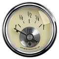 AutoMeter Gauge Fuel Level 2-1/16in. 240 Ohm(e) to 33 Ohm(f) Elec Prestige Antq. Ivory 2017