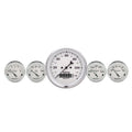 AutoMeter Gauge Kit 2 Pc. Quad & Speedometer 3-3/8in. Old Tyme White 1600
