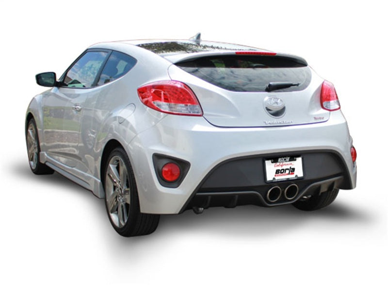 Borla 13-15 Hyundai Veloster Turbo 1.6L AT/MT FWD 2dr Dual Center Rear Exit Cat-Back Exhaust 140506