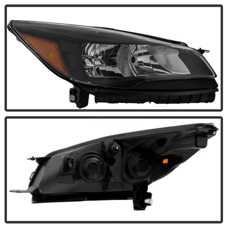 SPYDER xTune 13-16 Ford Escape OEM Style Headlights -Black (HD-JH-FESCA13-AM-BK) 9042454