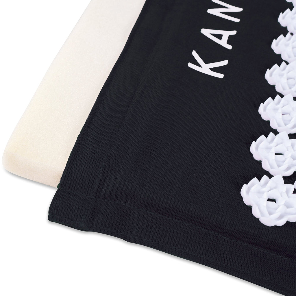 Kanjo Memory Foam Acupressure Mat Set, Black KANONYM
