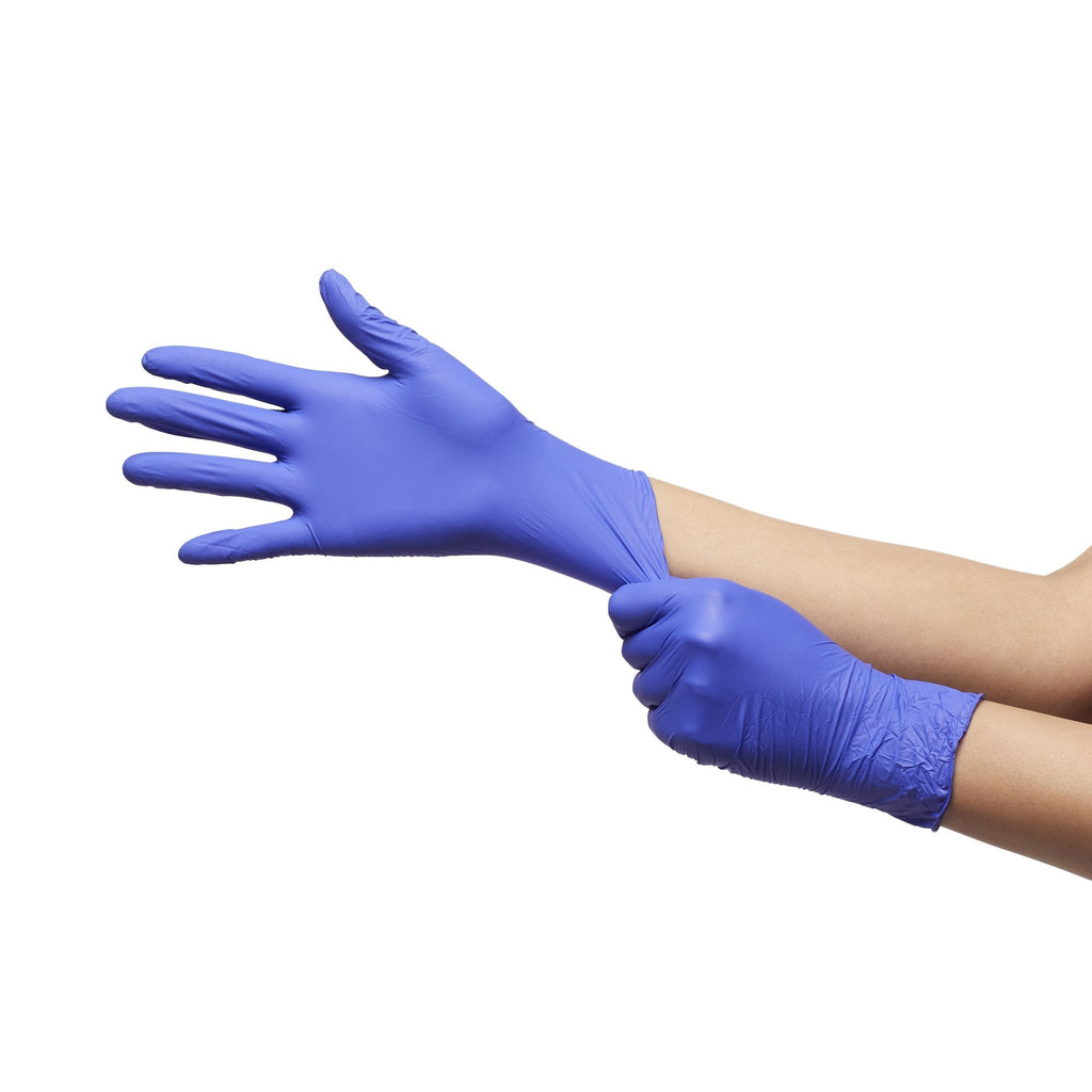 McKesson Confiderm® 3.0 Nitrile Exam Glove, Extra Large, Blue 14-6N38EC