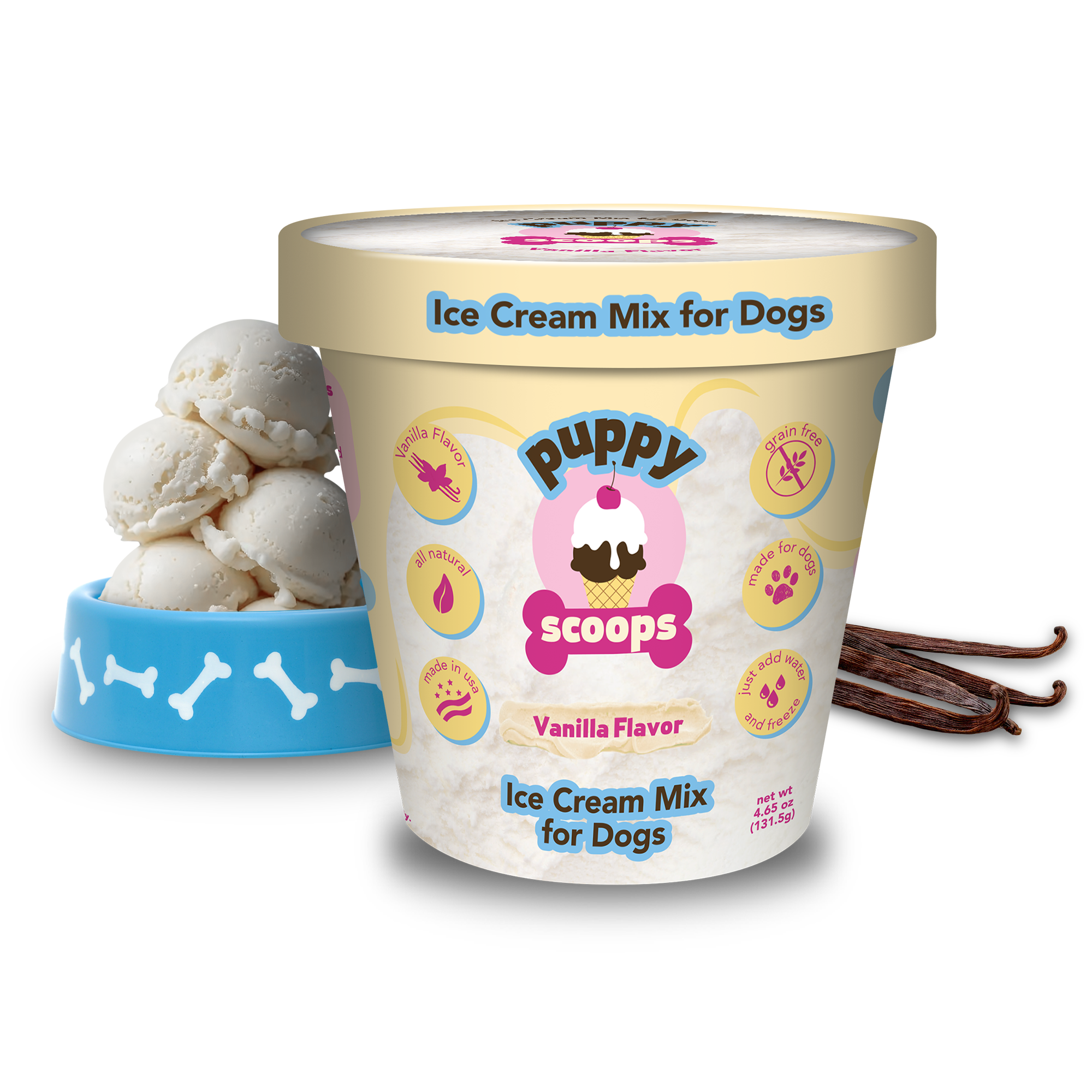 🍦🐾 Puppy Scoops Ice Cream Mix for Dogs