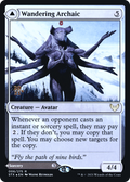 Wandering Archaic // Explore the Vastlands (PRE-06S) - Strixhaven: School of Mages Promos Foil