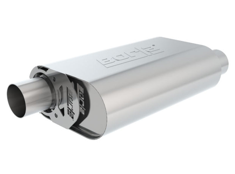 Borla Cratemuffler 2.25in Offset-In/Offset-Out inS-Typein Stock Sbf 289/302/351 400834