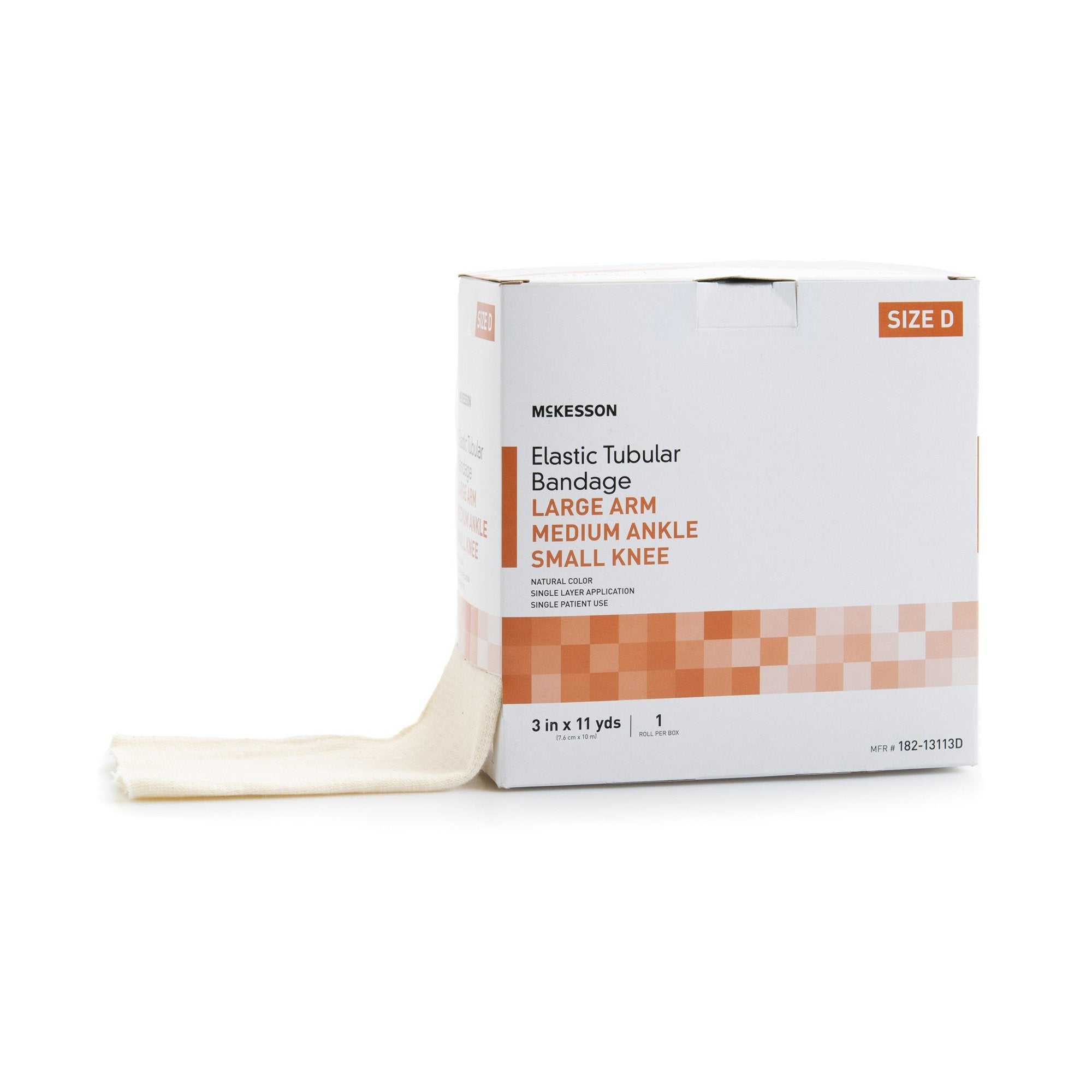 McKesson Elastic Tubular Support Bandage, 3 Inch x 11 Yard 182-13113D