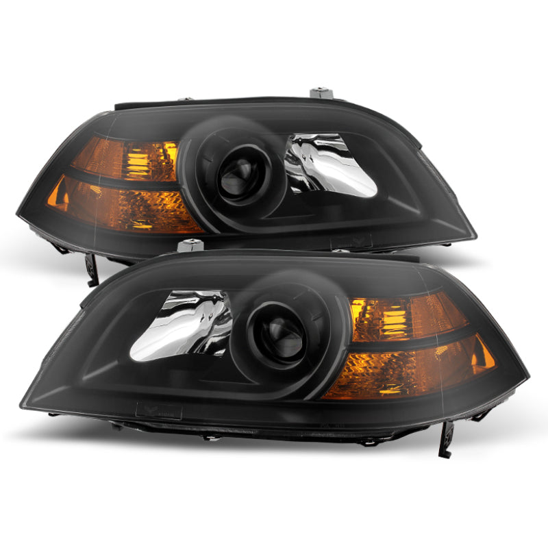 SPYDER Xtune Acura Mdx 2004-2006 Crystal Headlights Black HD-JH-AMDX04-AM-BK 9026195