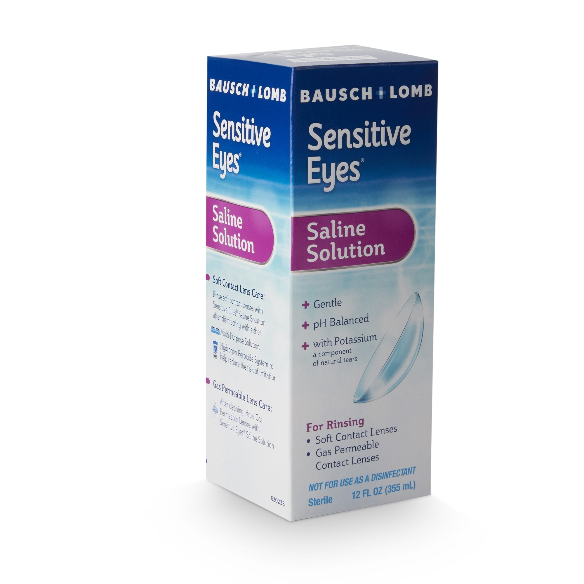 Sensitive Eyes® Plus Contact Lens Solution, 12-ounce Bottle 10119000238