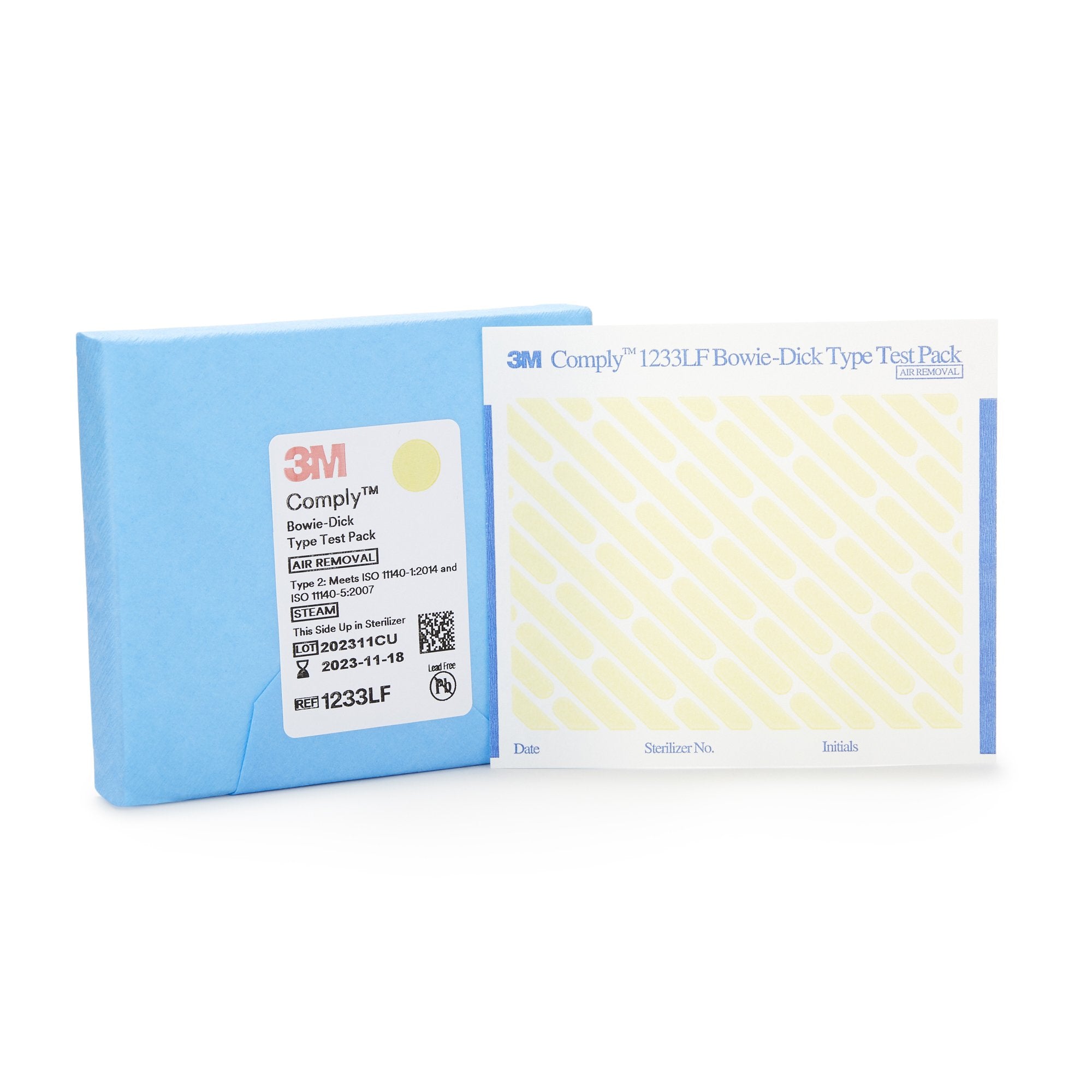 3M™ Comply™ Sterilization Bowie-Dick Test Pack, Type 2, Steam, 270° – 273° F 1233LF