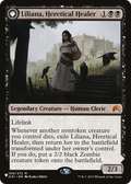 Liliana, Heretical Healer // Liliana, Defiant Necromancer (LIST-ORI-106) - The List: (originpwdfc)