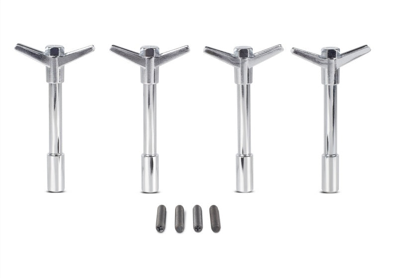 Ford Valve Cove Bolt Kit 4pk Chrome w/Ford Logo FRD302-325