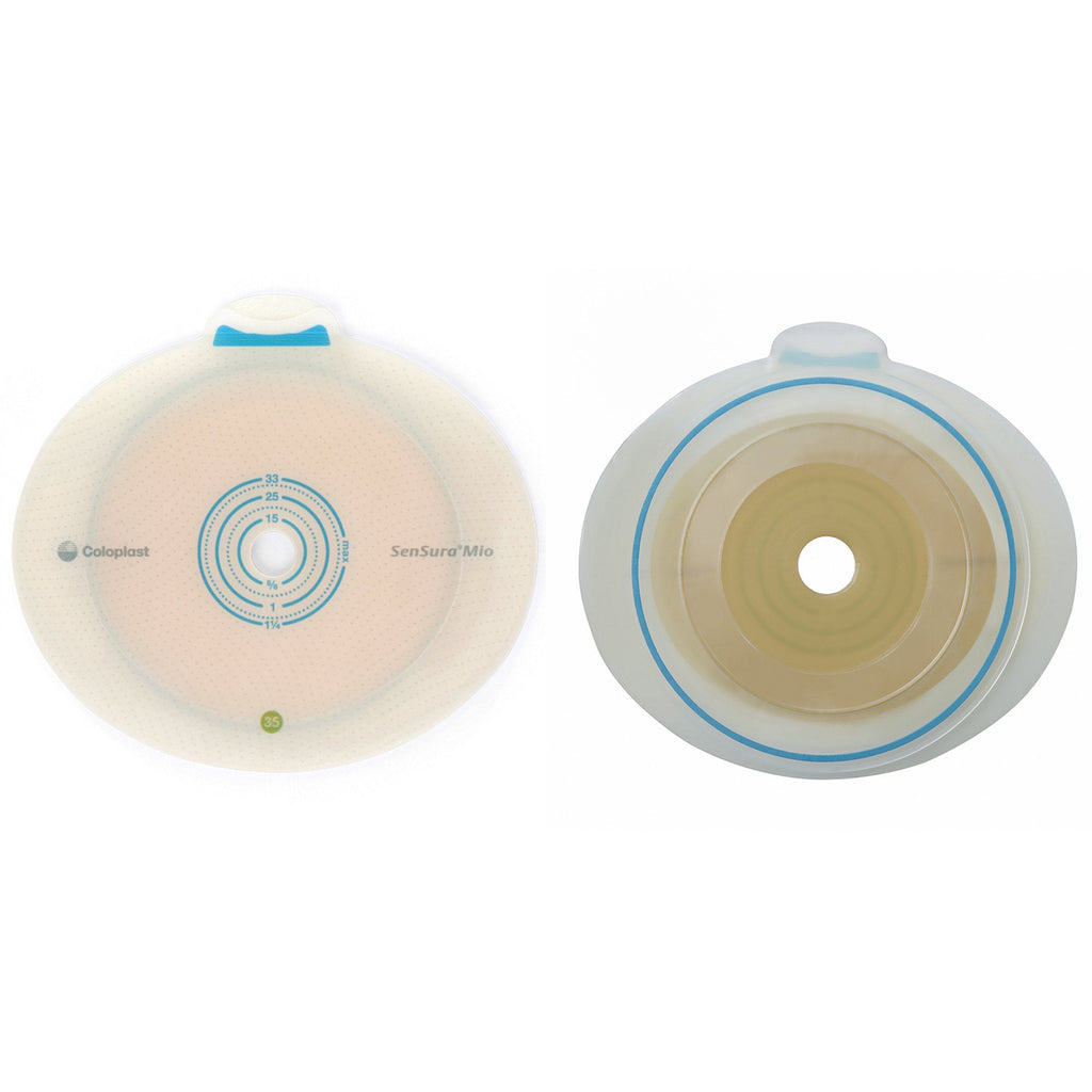 SenSura® Mio Flex Ostomy Barrier, 35 mm Stoma Opening, Red Match 10564