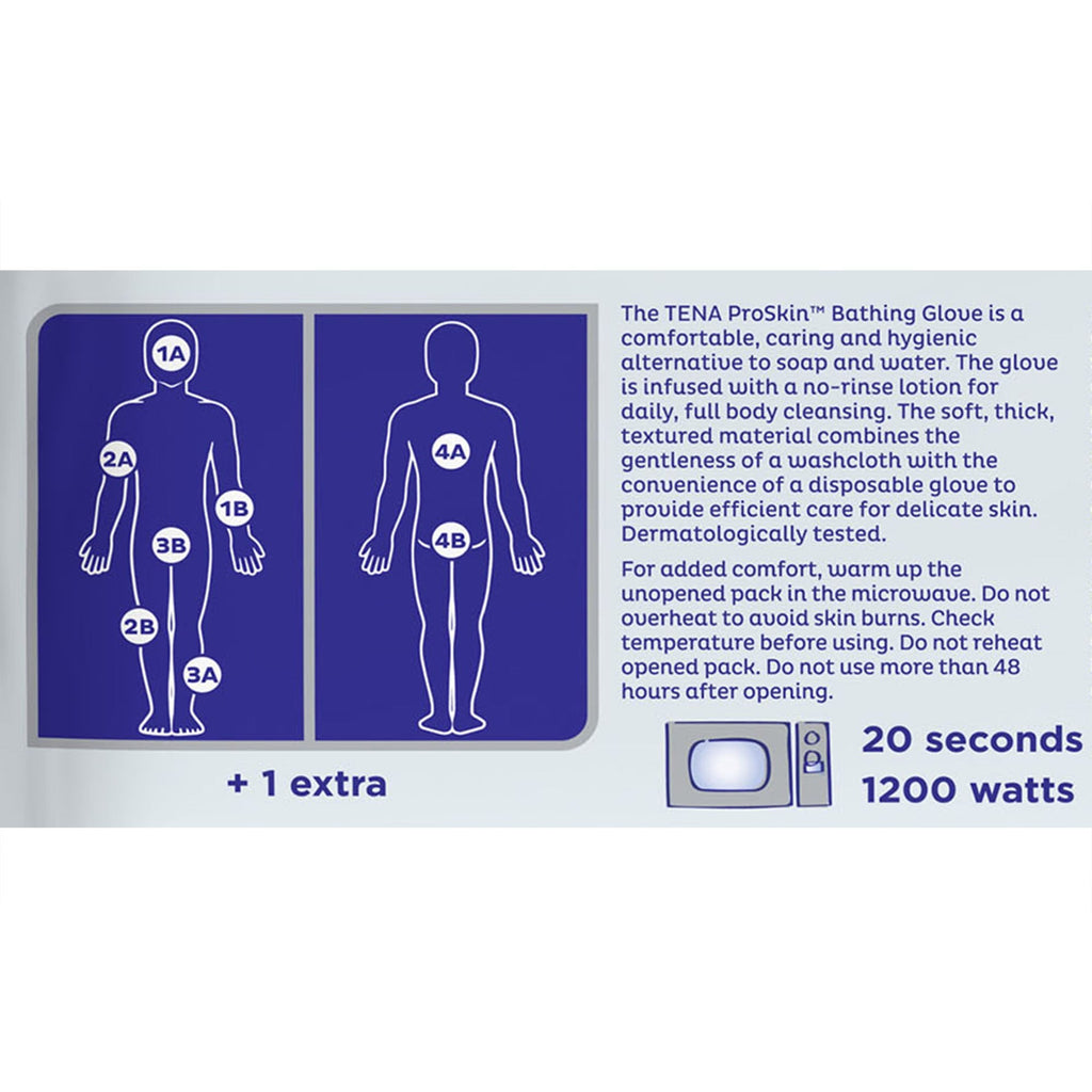 TENA® ProSkin™ Bathing Gloves, Freshly Scented 54366