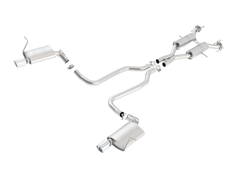 Borla 11-16 Jeep Grand Cherokee Limited/Laredo 5.7L 8cyl 4WD/RWD SS Catback Exhaust 140406