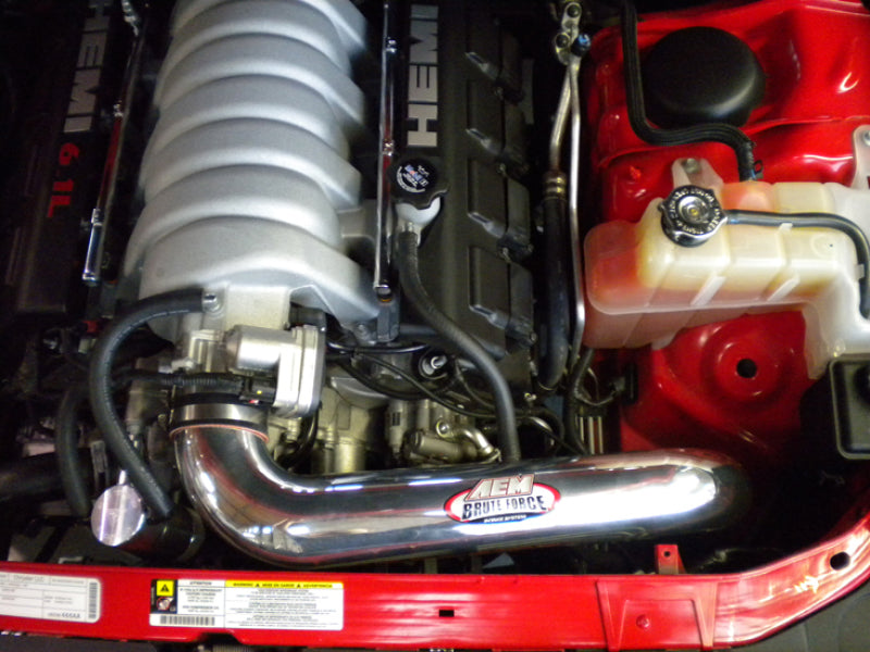 AEM Induction AEM 09-10 Dodge Challenger 5.7L/6.1L Polished Brute Force Air Intake 21-8223DP
