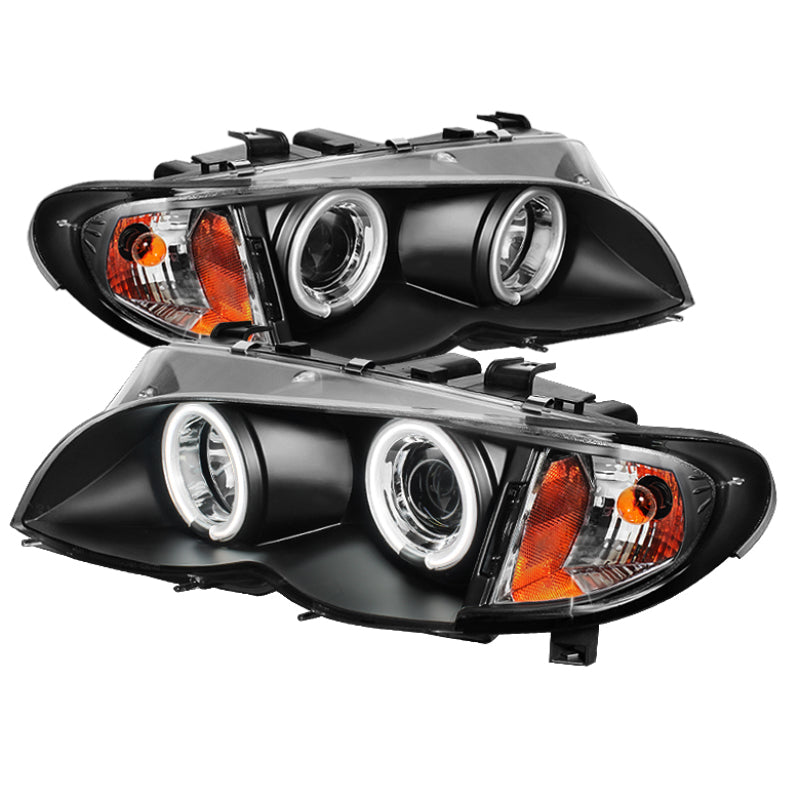 SPYDER BMW E46 3-Series 02-05 4DR Projector 1PC CCFL Halo Blk PRO-YD-BMWE4602-4D-AM-CCFL-BK 5042446