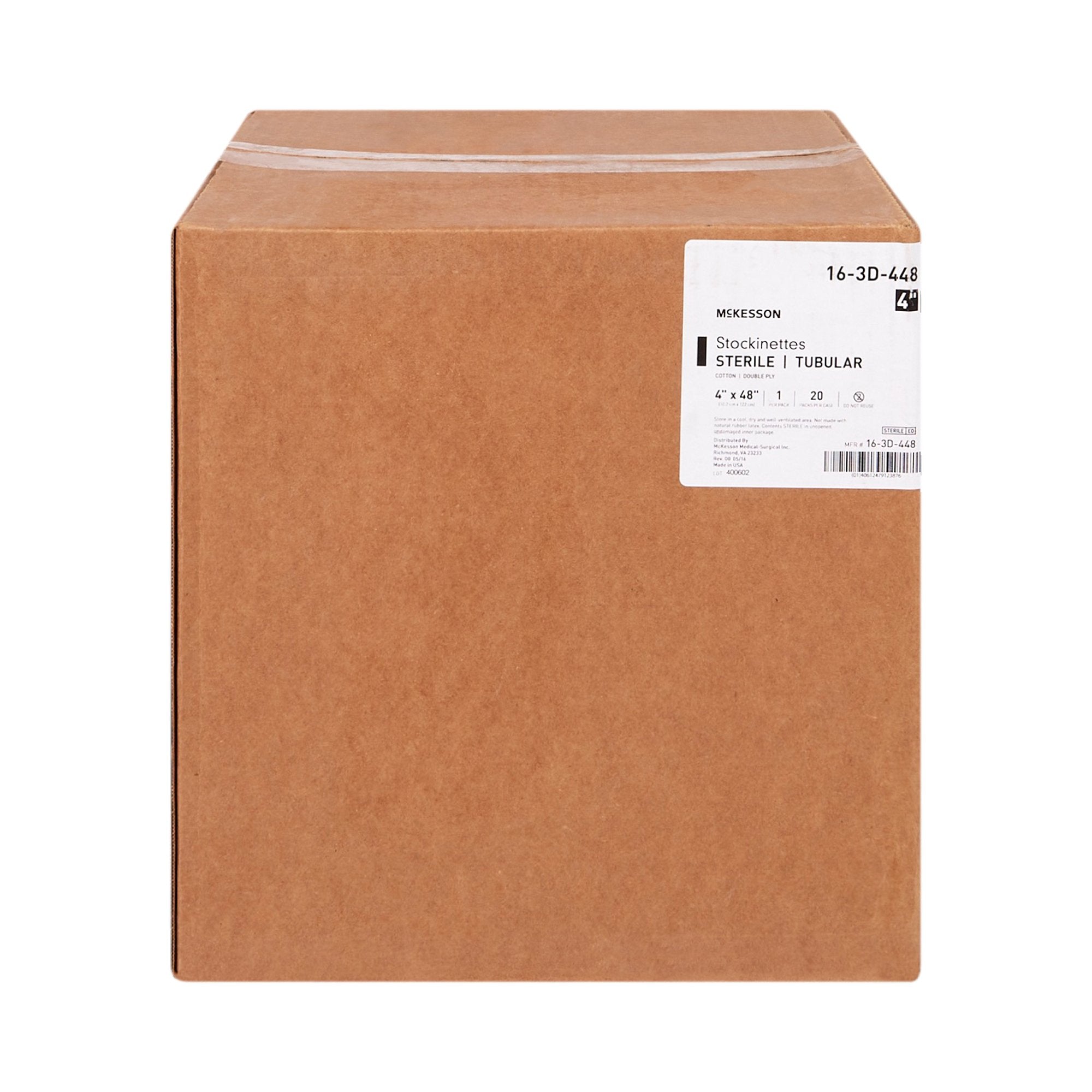 McKesson Beige Cotton Tubular Stockinette, 4 x 48 Inch 16-3D-448