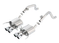 Borla 2014 Chevy Corvette C7 w/o AFM w/o NPP Atak Rear Section Exhaust Quad Rd RL IC Tips 11869