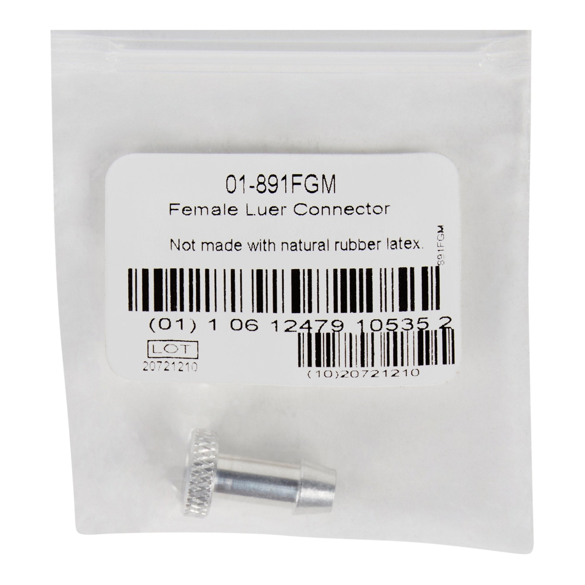 entrust™ Performance Plus Female Blood Pressure Unit Tube Luer Connector 01-891FGM