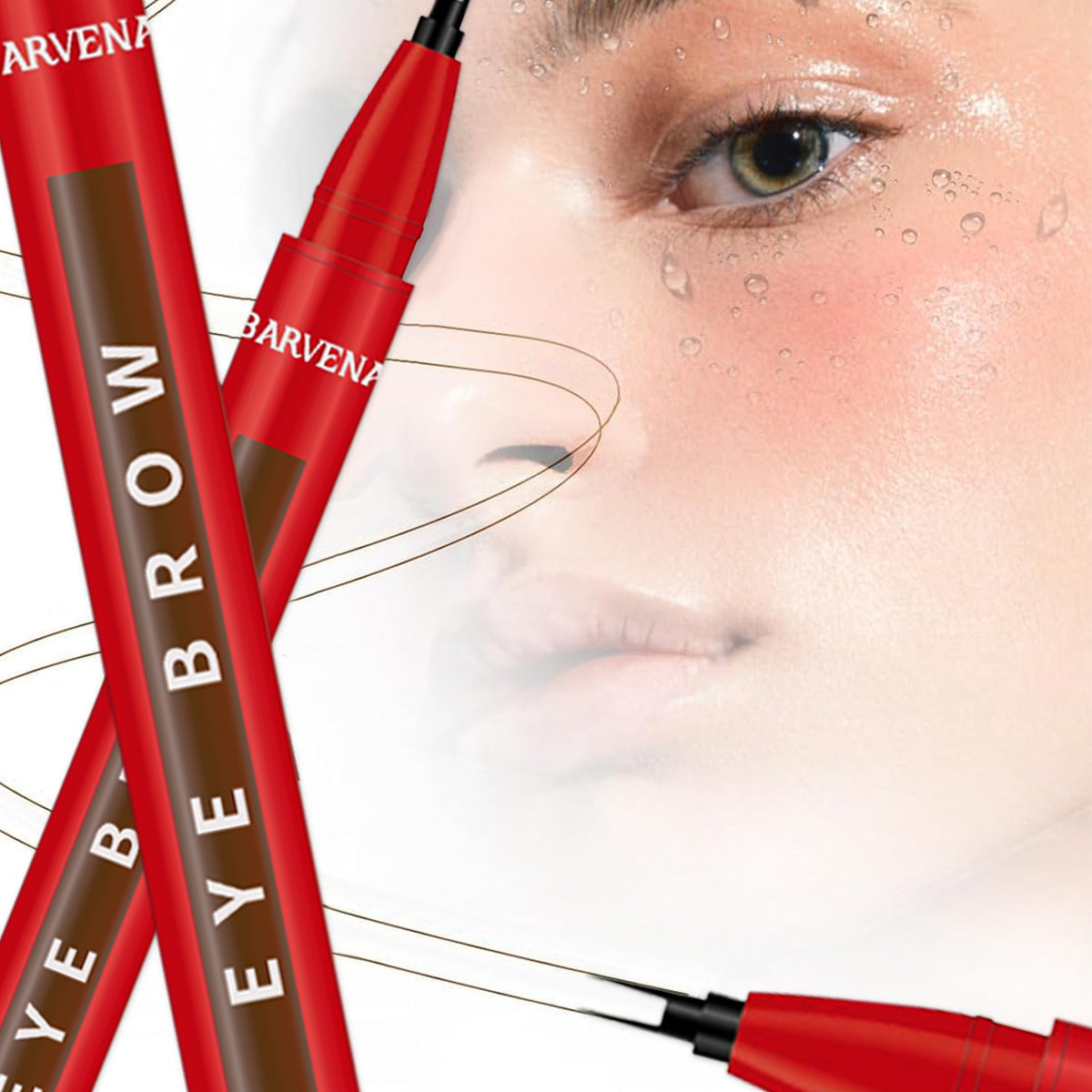 Double-headed Pen Outline Brow Cream Shaping Eyebrow Pencil