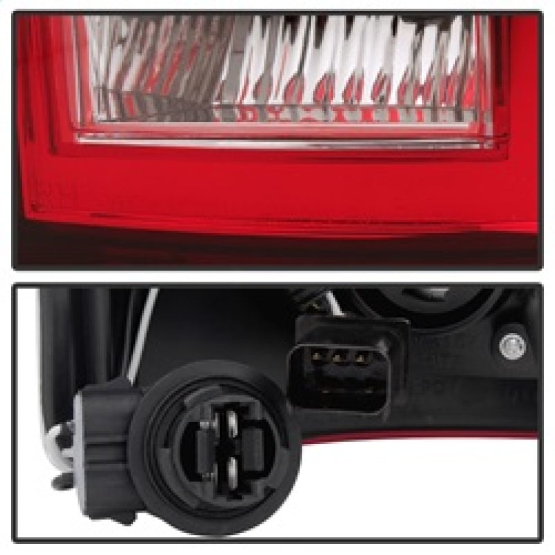 SPYDER Xtune Dodge Ram 02-06 1500 / Ram 2500/3500 03-06 LED Tail Light Red Clear ALT-JH-DR02-LED-RC 5072993