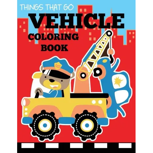 Vehicle Coloring Book - Paperback
