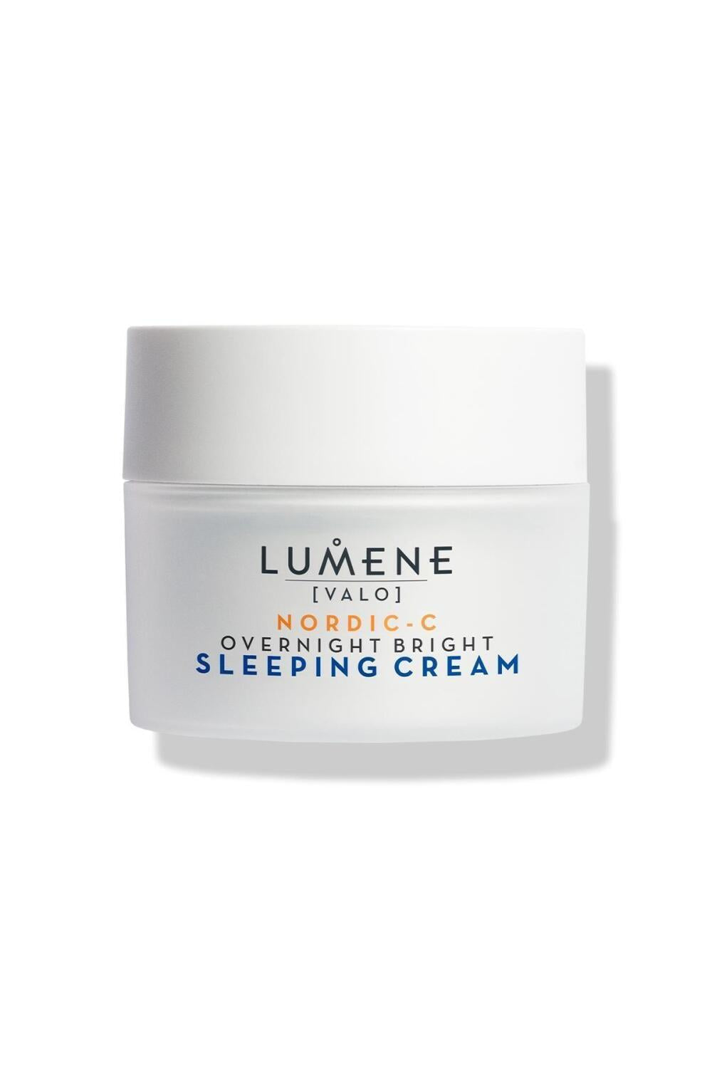 Lumene Overnight Bright Sleeping Cream - Vegan, Paraben-Free, 1.69 fl oz Brightening & Hydrating Night Cream for Dull Skin
