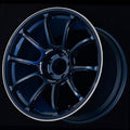 Advan RZ-F2 18x10.0 +35 5-114.3 Racing Titanium Blue & Ring Wheel YA28K35EDR