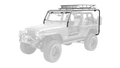 Body Armor 4x4 97-06 Jeep Wrangler TJ Cargo Roof Rack Box 1 Of 2 TJ-6124-1
