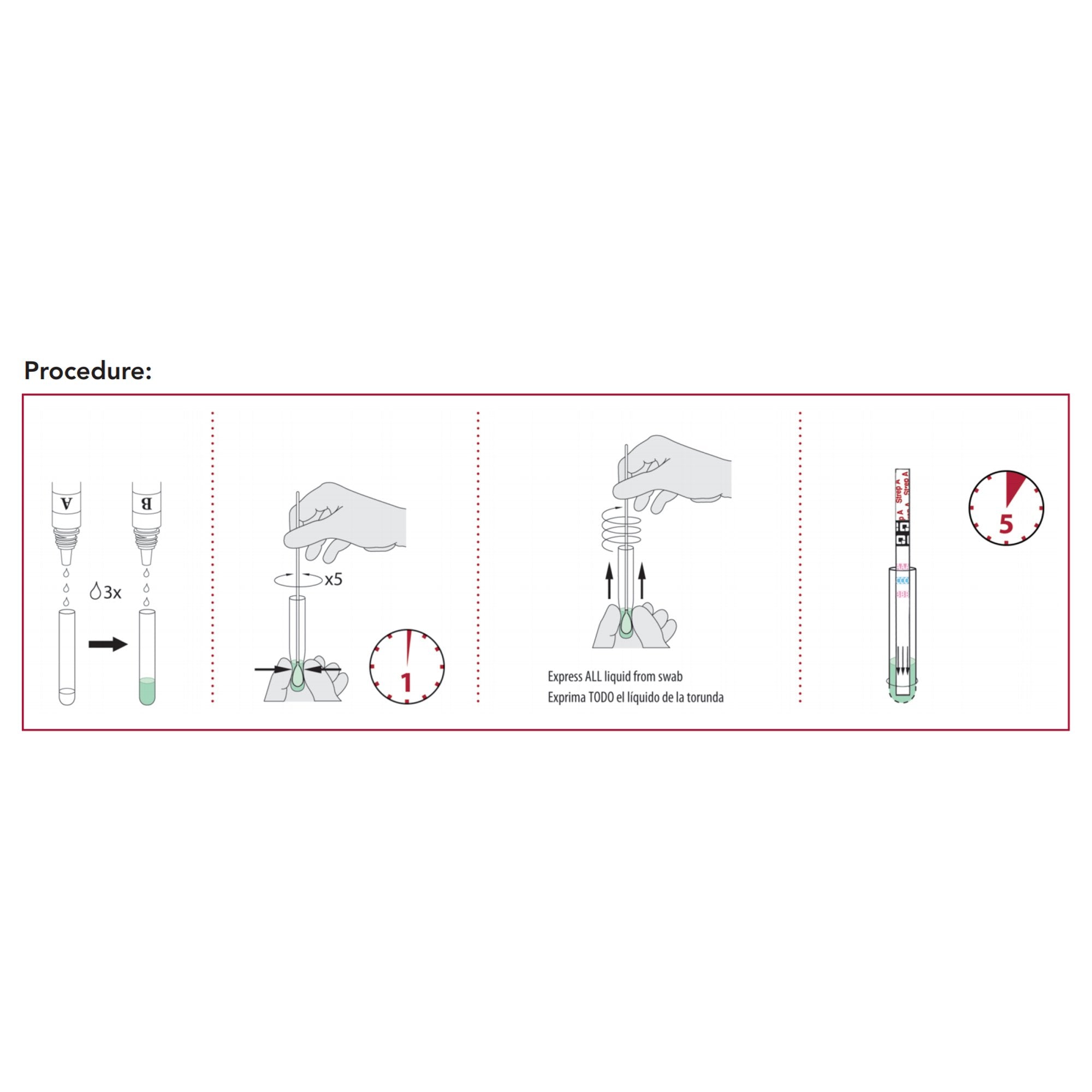 QuickVue® Strep A Test Infectious Disease Immunoassay Respiratory Test Kit 20108
