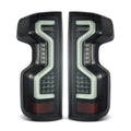 AlphaRex 19-23 Chevrolet Silverado 1500/2500HD/3500HD PRO-Series LED Tail Lights Jet Black 620070 *Discontinued
