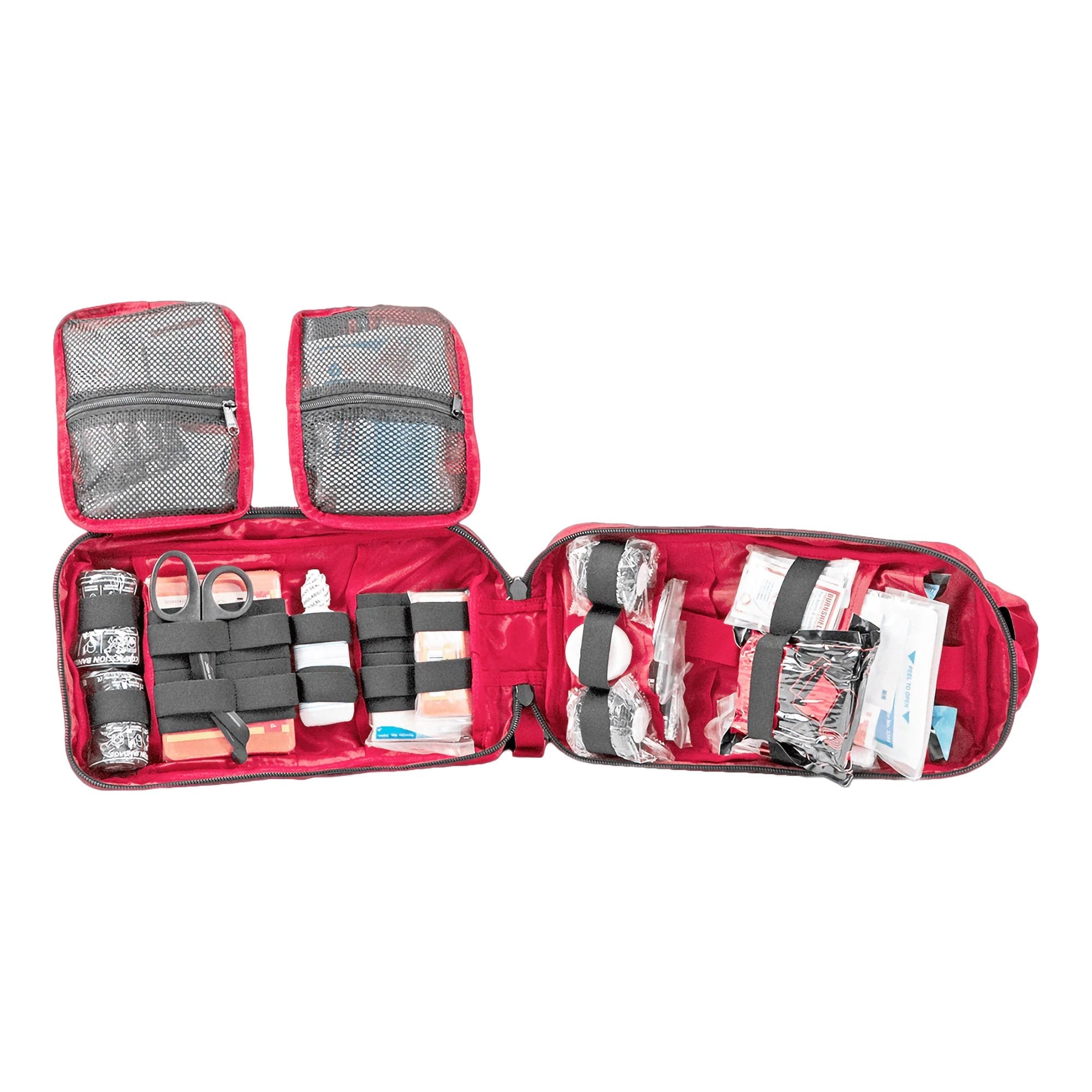 My Medic MyFAK First Aid Kit, Large Trauma Kit with Medical Supplies, Red MM-KIT-U-MFK-LG-RED-STN