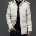 Plus-size Down Puffer Jacket With Extra Padding For Maximum Warmth