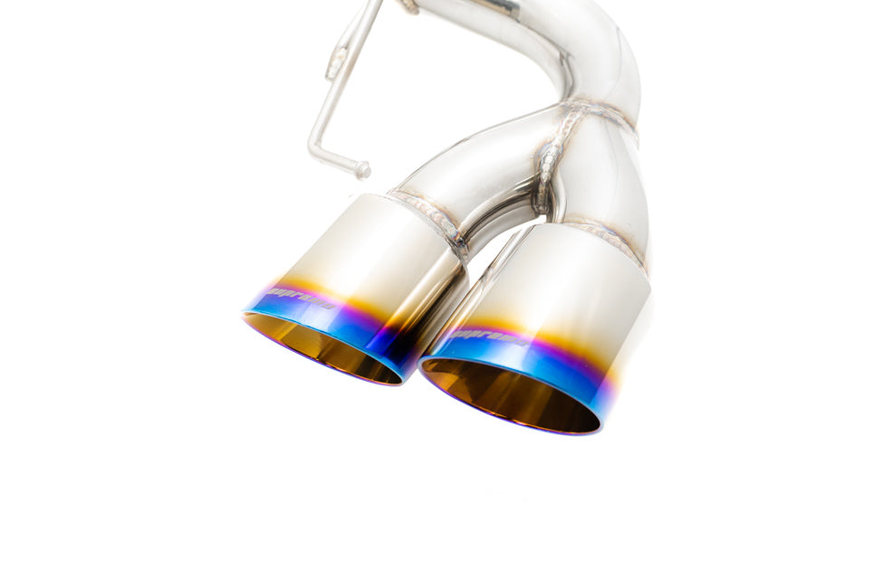 Megan Racing Supremo Axle Back Exhaust System for 2018+ BMW M5 F90 Straight-Thru T-304 Stainless Steel Quad Tips