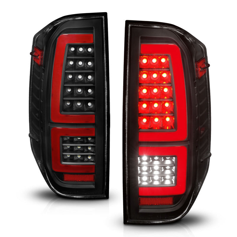 ANZO 2014-2021 Toyota Tundra LED Taillights Black Housing/Clear Lens 311436